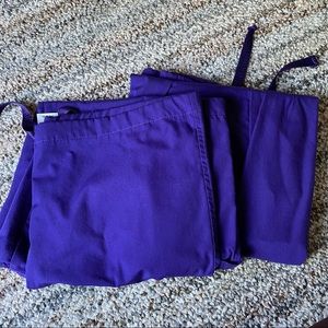 NYU Meyers Nursing - 2 Grape Purple Pants Scrubs